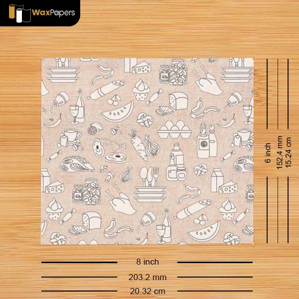 8”x6” Custom Parchment Paper