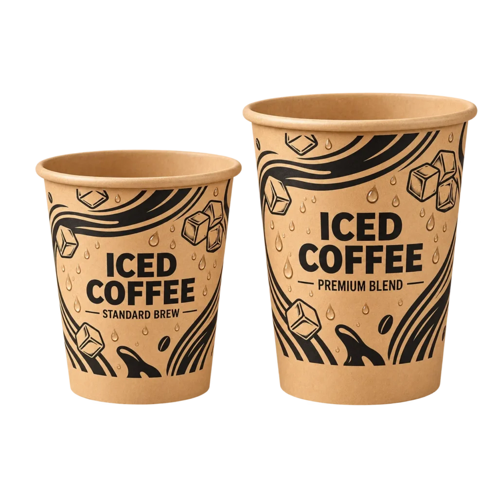 Custom Iced Coffee Cups
