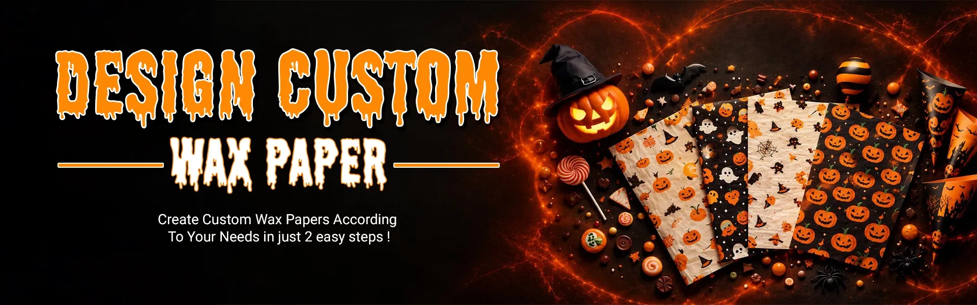 Halloween Custom Wax Paper